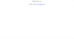 Desktop Screenshot of pacificforce.net